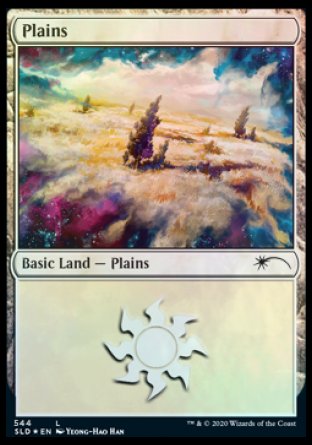 Plains (Enchanted) (544) [Secret Lair Drop Promos] MTG Single Magic: The Gathering    | Red Claw Gaming