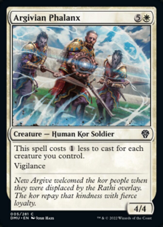 Argivian Phalanx [Dominaria United] MTG Single Magic: The Gathering    | Red Claw Gaming