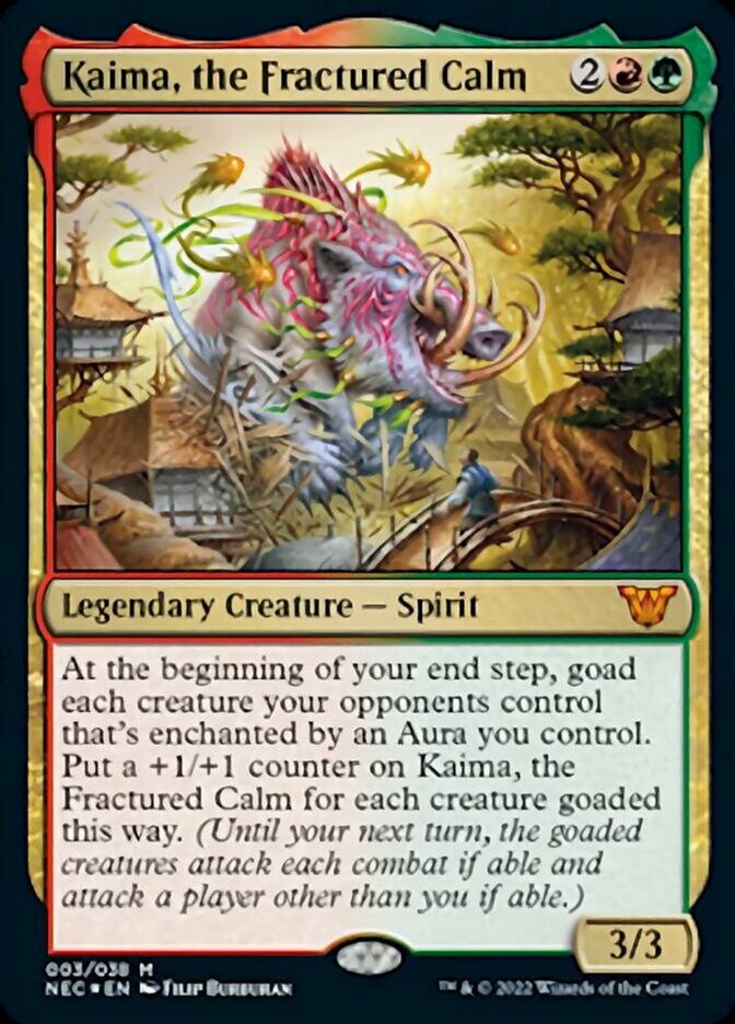 Kaima, the Fractured Calm [Kamigawa: Neon Dynasty Commander] MTG Single Magic: The Gathering    | Red Claw Gaming