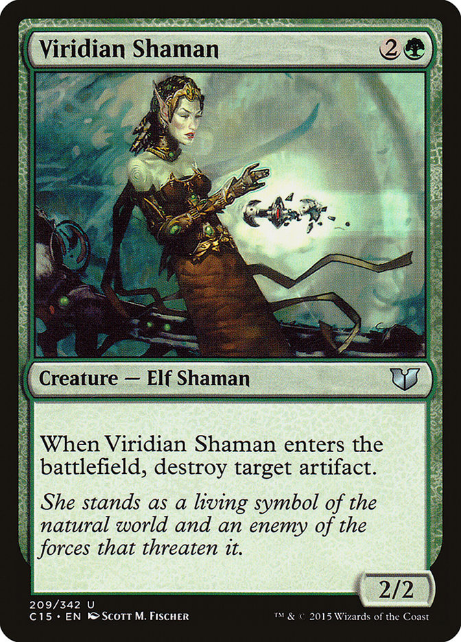 Viridian Shaman [Commander 2015] MTG Single Magic: The Gathering    | Red Claw Gaming