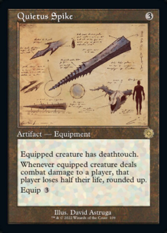 Quietus Spike (Retro Schematic) [The Brothers' War Retro Artifacts] MTG Single Magic: The Gathering    | Red Claw Gaming