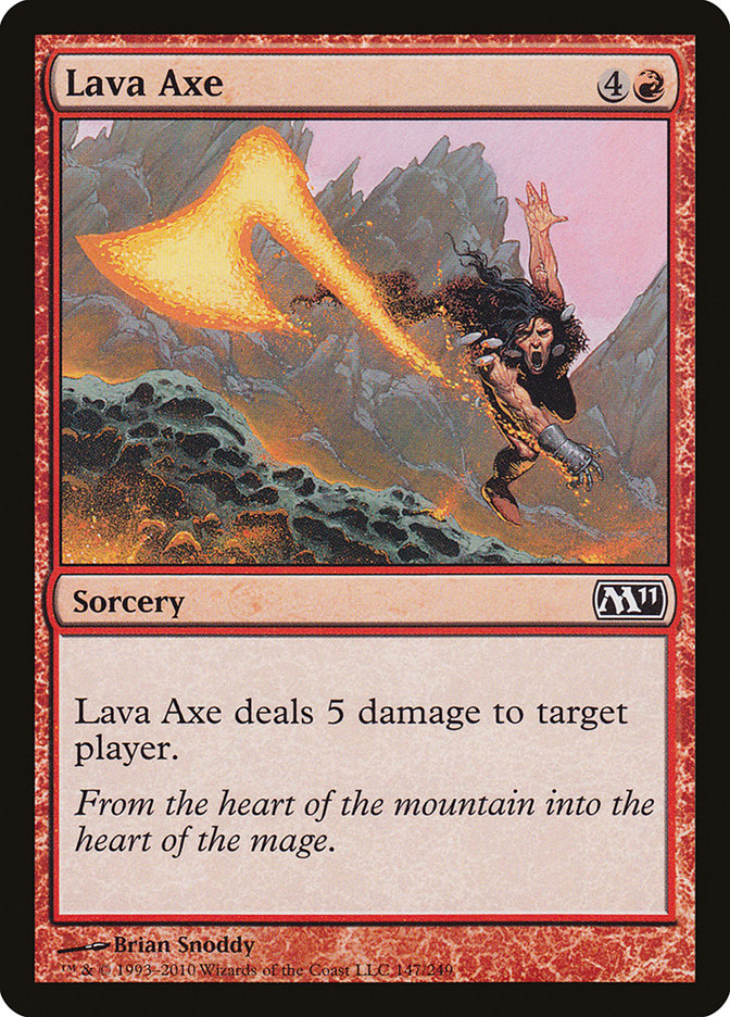 Lava Axe [Magic 2011] MTG Single Magic: The Gathering    | Red Claw Gaming