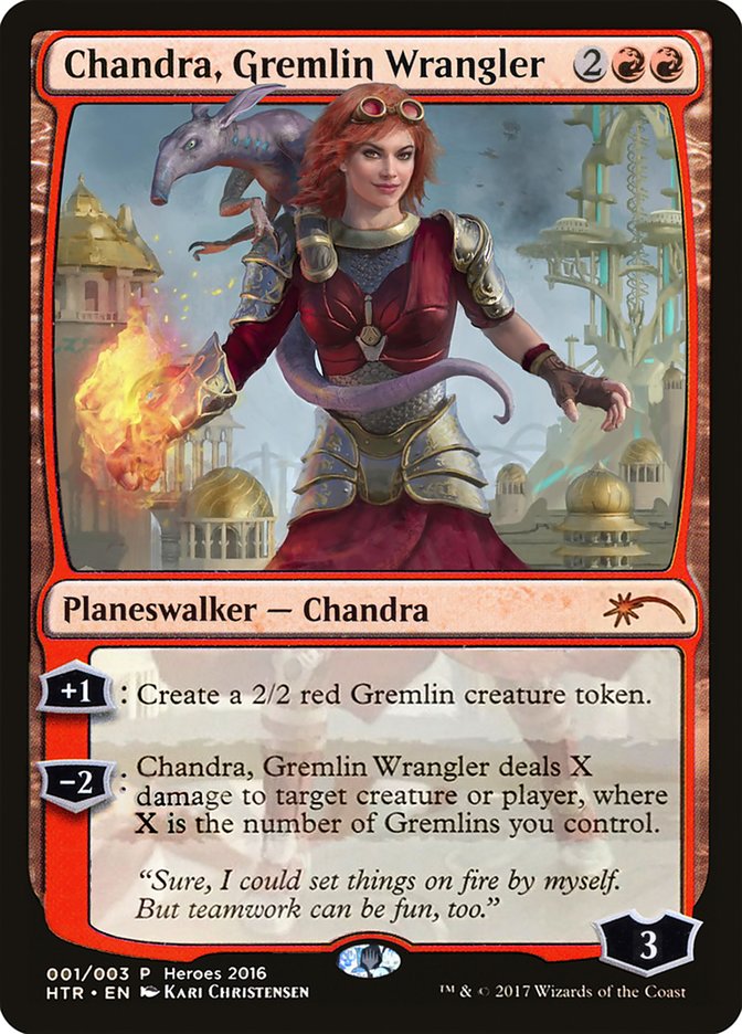 Chandra, Gremlin Wrangler [Heroes of the Realm] MTG Single Magic: The Gathering    | Red Claw Gaming