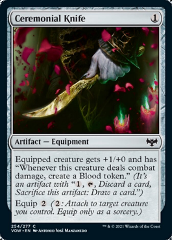 Ceremonial Knife [Innistrad: Crimson Vow] MTG Single Magic: The Gathering    | Red Claw Gaming