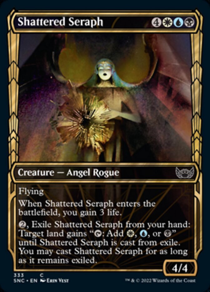 Shattered Seraph (Showcase Golden Age) [Streets of New Capenna] MTG Single Magic: The Gathering    | Red Claw Gaming