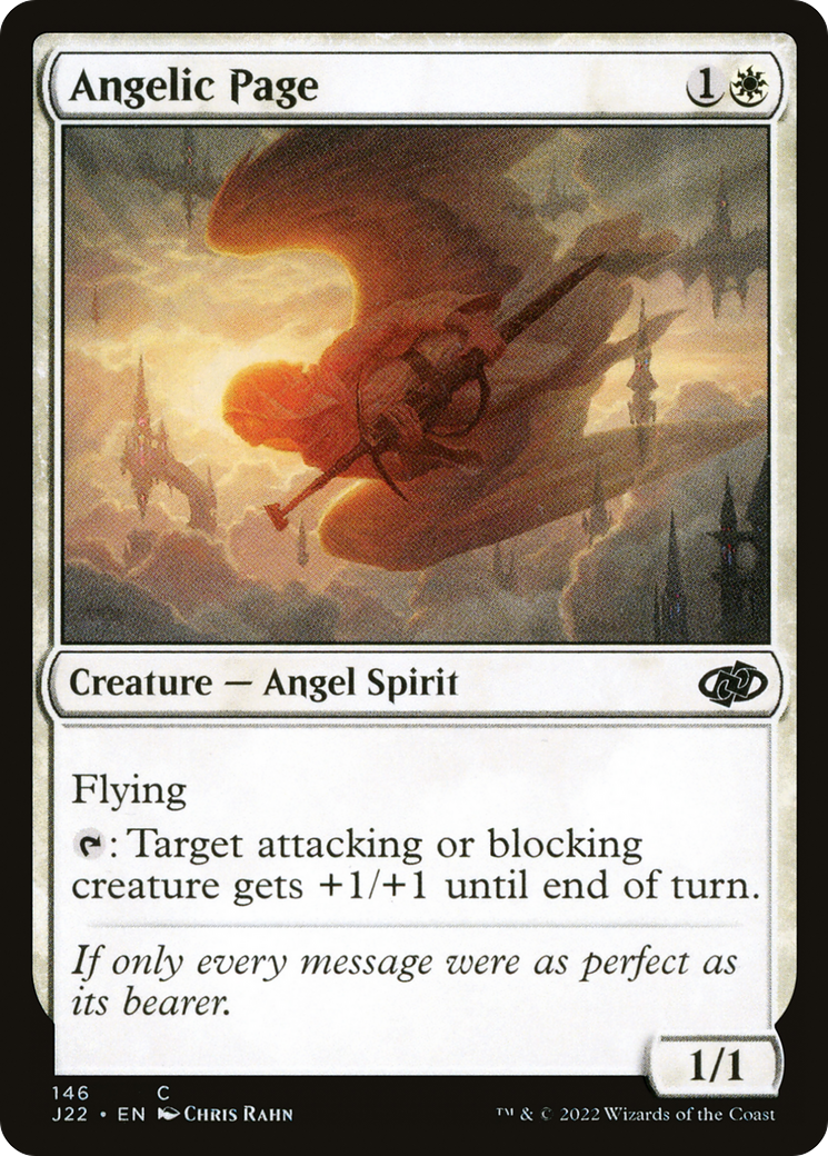Angelic Page [Jumpstart 2022] MTG Single Magic: The Gathering    | Red Claw Gaming