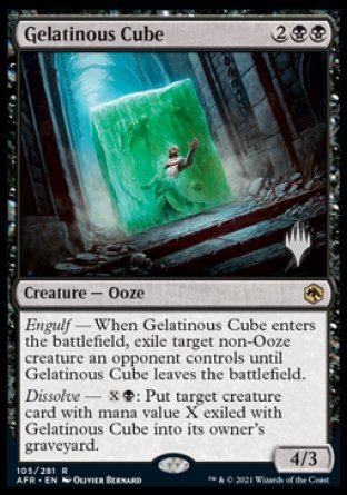 Gelatinous Cube (Promo Pack) [Dungeons & Dragons: Adventures in the Forgotten Realms Promos] MTG Single Magic: The Gathering    | Red Claw Gaming