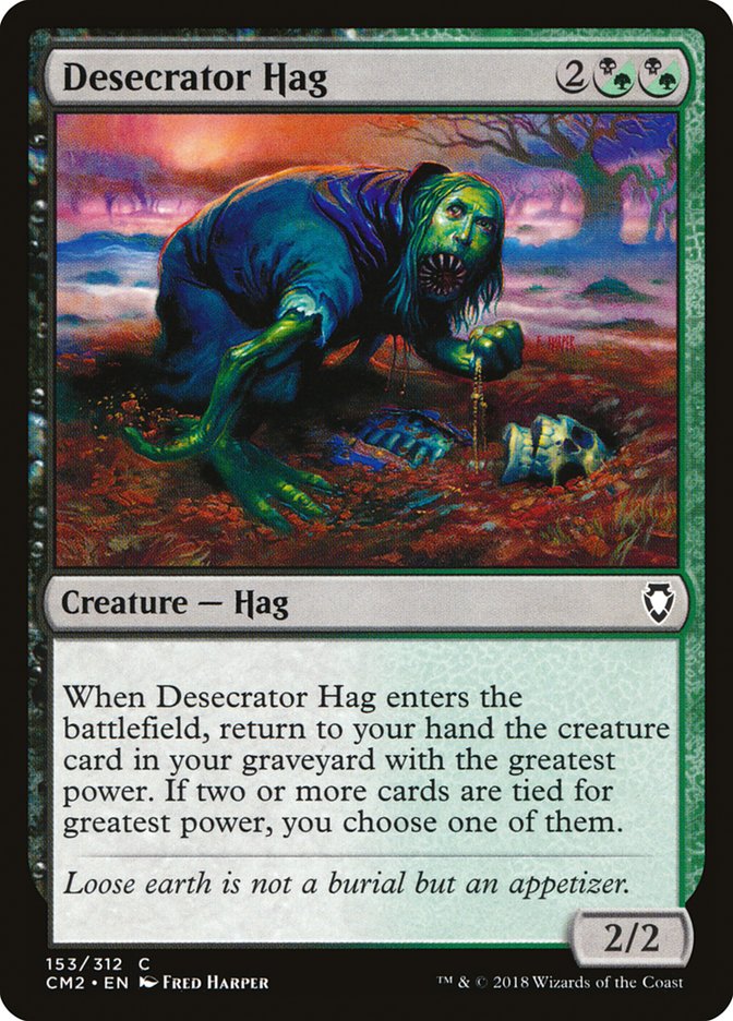 Desecrator Hag [Commander Anthology Volume II] MTG Single Magic: The Gathering    | Red Claw Gaming