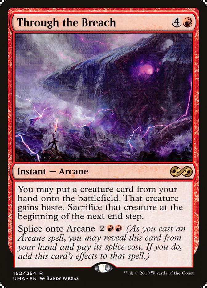 Through the Breach [Ultimate Masters] MTG Single Magic: The Gathering    | Red Claw Gaming