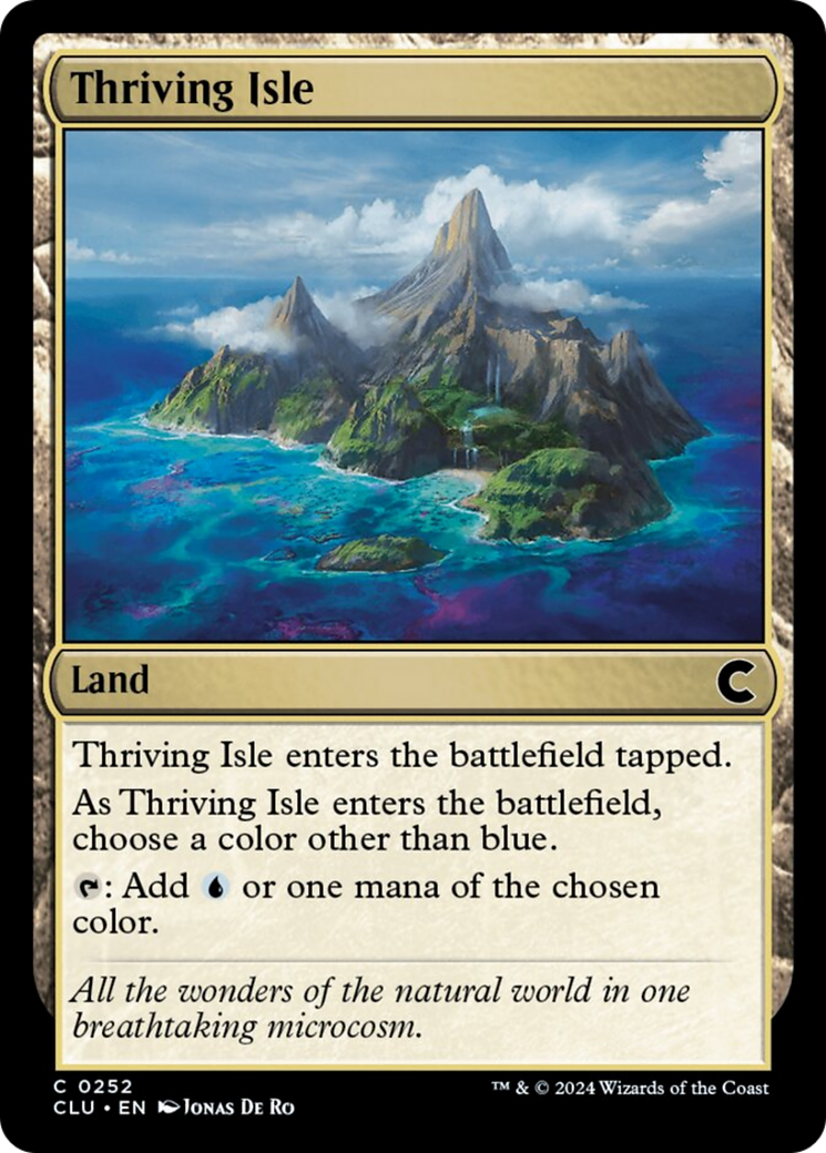 Thriving Isle [Ravnica: Clue Edition] MTG Single Magic: The Gathering    | Red Claw Gaming