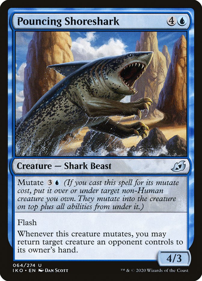 Pouncing Shoreshark [Ikoria: Lair of Behemoths] MTG Single Magic: The Gathering    | Red Claw Gaming