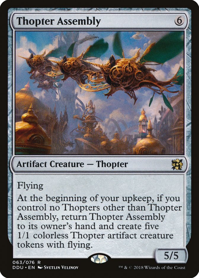 Thopter Assembly [Duel Decks: Elves vs. Inventors] MTG Single Magic: The Gathering    | Red Claw Gaming