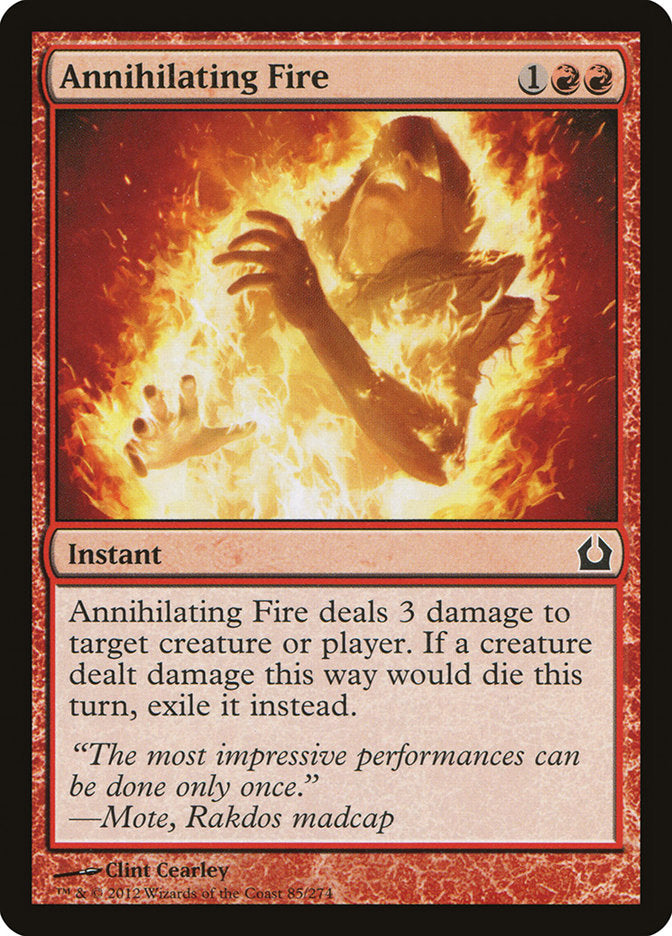 Annihilating Fire [Return to Ravnica] MTG Single Magic: The Gathering    | Red Claw Gaming