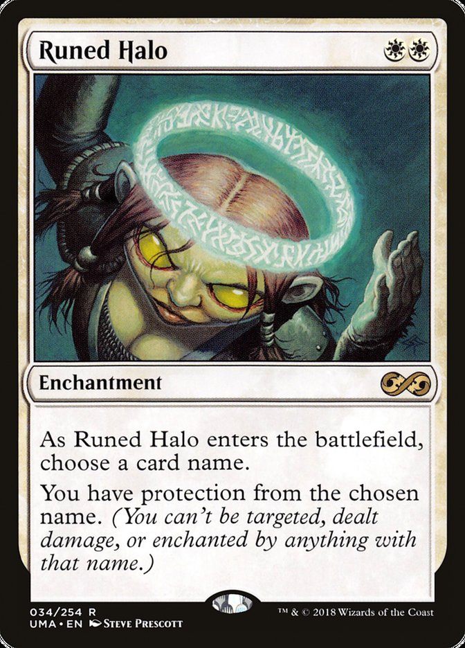 Runed Halo [Ultimate Masters] MTG Single Magic: The Gathering    | Red Claw Gaming