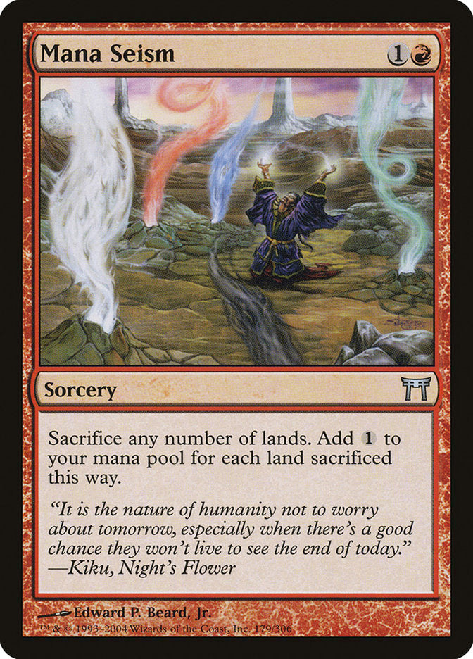 Mana Seism [Champions of Kamigawa] MTG Single Magic: The Gathering    | Red Claw Gaming