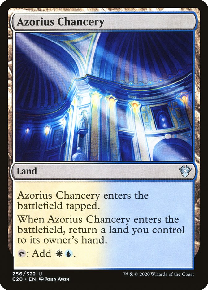 Azorius Chancery [Commander 2020] MTG Single Magic: The Gathering    | Red Claw Gaming