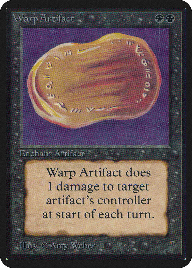 Warp Artifact [Alpha Edition] MTG Single Magic: The Gathering    | Red Claw Gaming