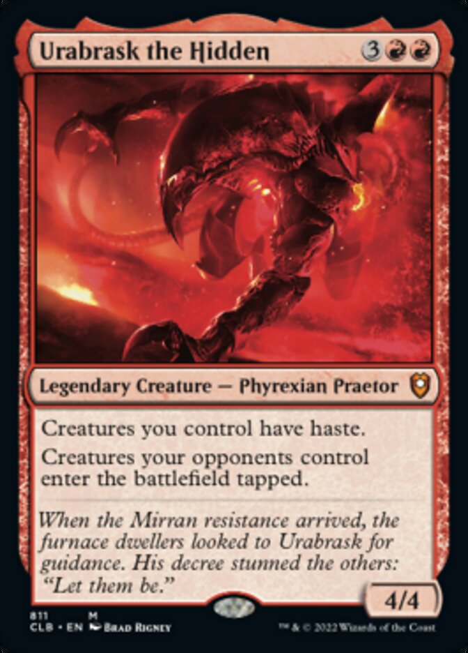 Urabrask the Hidden [Commander Legends: Battle for Baldur's Gate] MTG Single Magic: The Gathering    | Red Claw Gaming