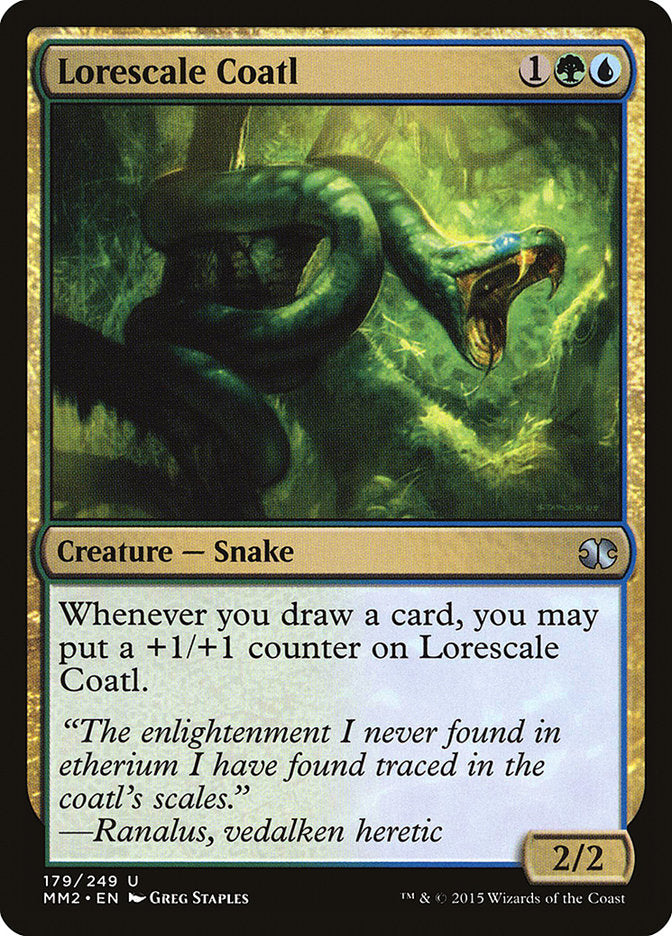 Lorescale Coatl [Modern Masters 2015] MTG Single Magic: The Gathering    | Red Claw Gaming