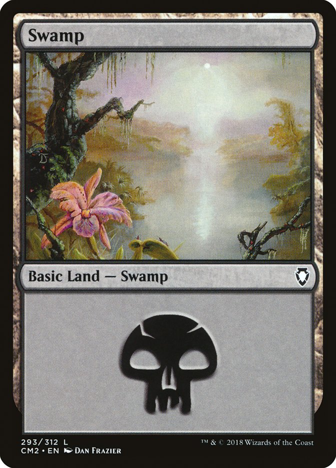 Swamp (293) [Commander Anthology Volume II] MTG Single Magic: The Gathering    | Red Claw Gaming