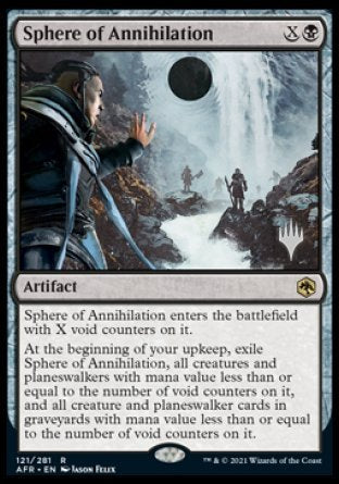 Sphere of Annihilation (Promo Pack) [Dungeons & Dragons: Adventures in the Forgotten Realms Promos] MTG Single Magic: The Gathering    | Red Claw Gaming