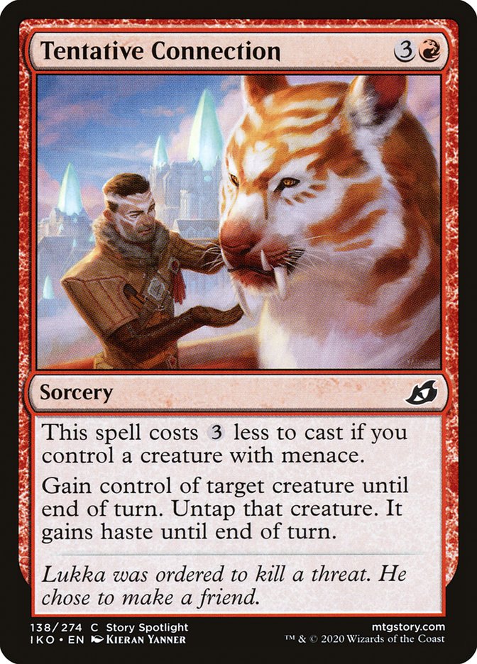 Tentative Connection [Ikoria: Lair of Behemoths] MTG Single Magic: The Gathering    | Red Claw Gaming