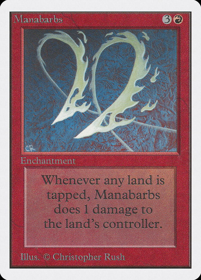 Manabarbs [Unlimited Edition] MTG Single Magic: The Gathering    | Red Claw Gaming