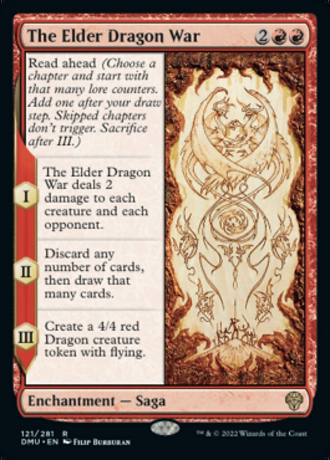 The Elder Dragon War [Dominaria United] MTG Single Magic: The Gathering    | Red Claw Gaming