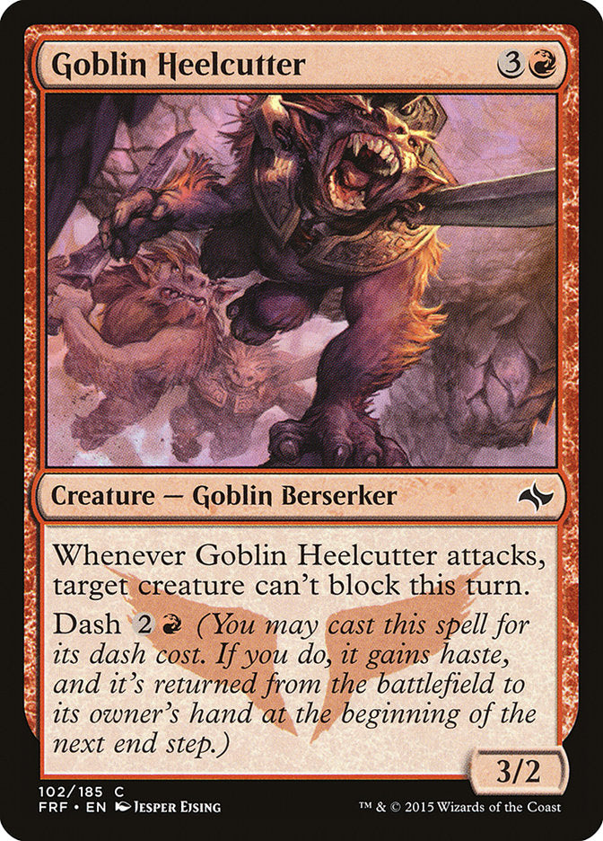 Goblin Heelcutter [Fate Reforged] MTG Single Magic: The Gathering    | Red Claw Gaming