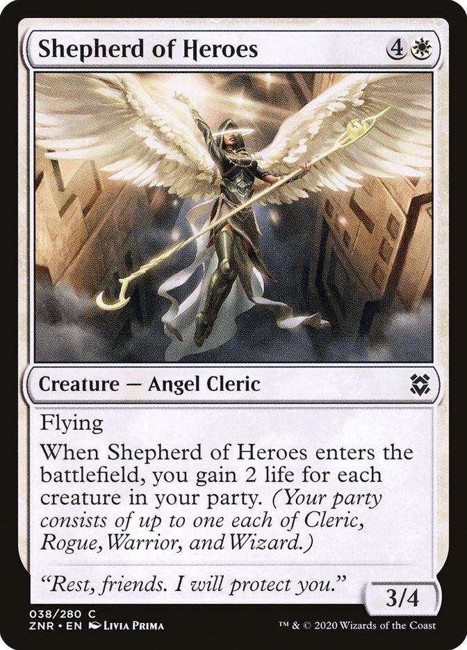 Shepherd of Heroes [Zendikar Rising] MTG Single Magic: The Gathering    | Red Claw Gaming