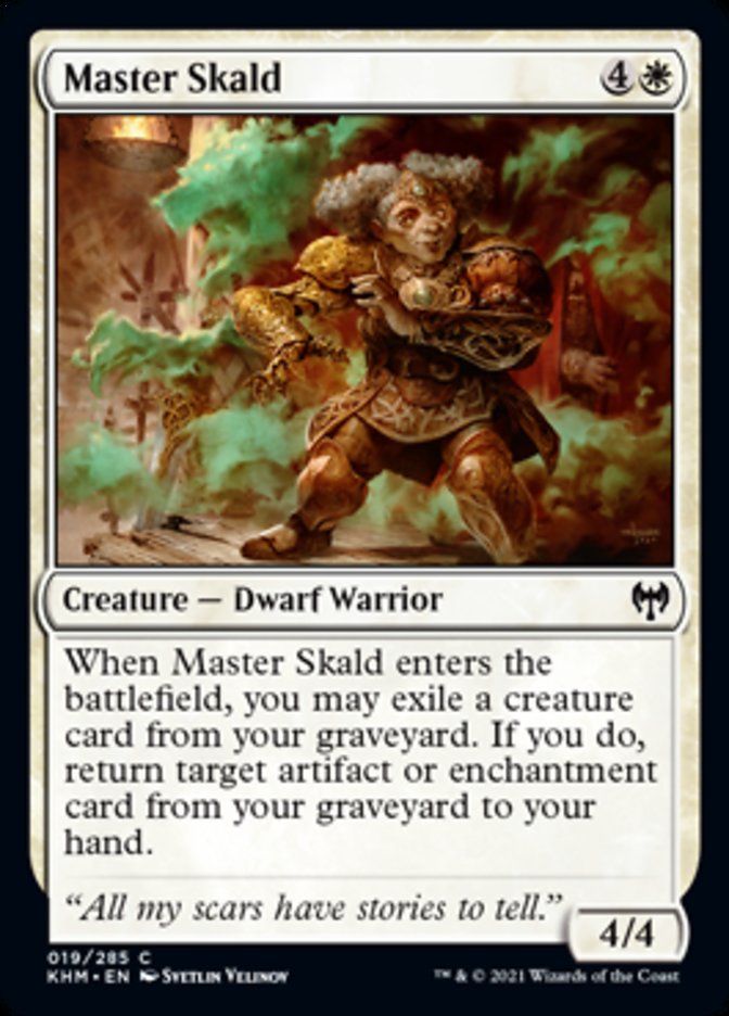 Master Skald [Kaldheim] MTG Single Magic: The Gathering    | Red Claw Gaming