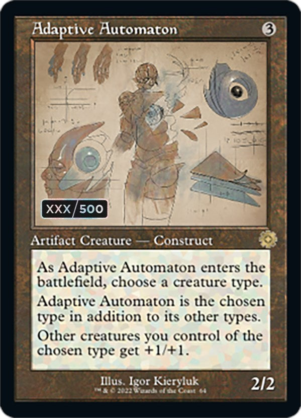 Adaptive Automaton (Retro Schematic) (Serialized) [The Brothers' War Retro Artifacts] MTG Single Magic: The Gathering    | Red Claw Gaming