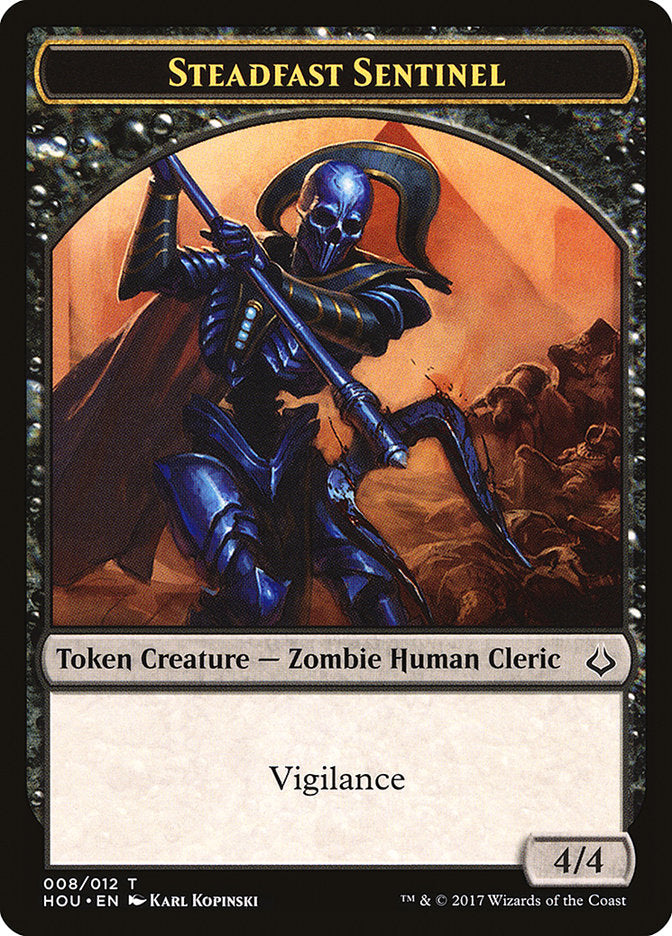 Steadfast Sentinel Token [Hour of Devastation Tokens] MTG Single Magic: The Gathering    | Red Claw Gaming