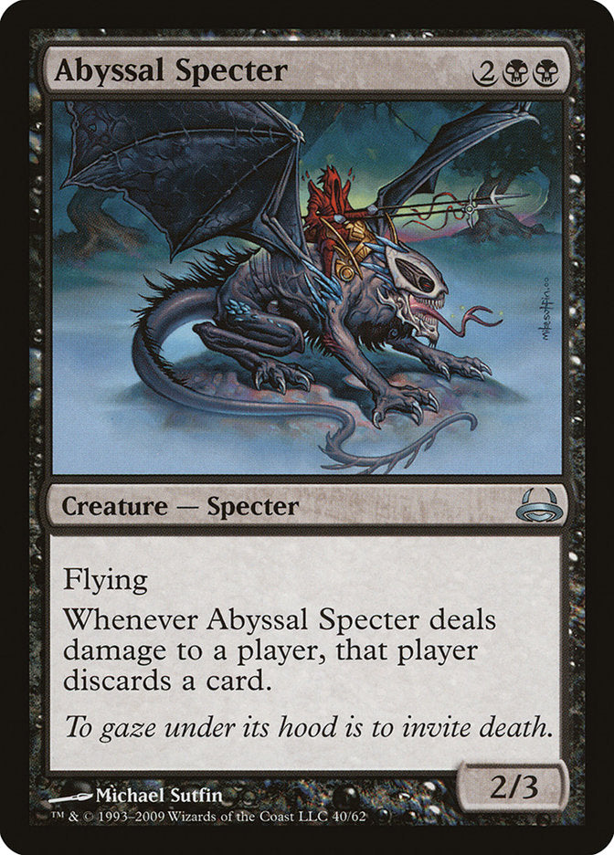 Abyssal Specter [Duel Decks: Divine vs. Demonic] MTG Single Magic: The Gathering    | Red Claw Gaming