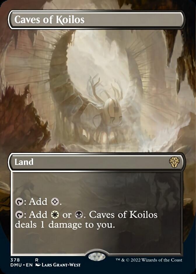 Caves of Koilos (Borderless Alternate Art) [Dominaria United] MTG Single Magic: The Gathering    | Red Claw Gaming