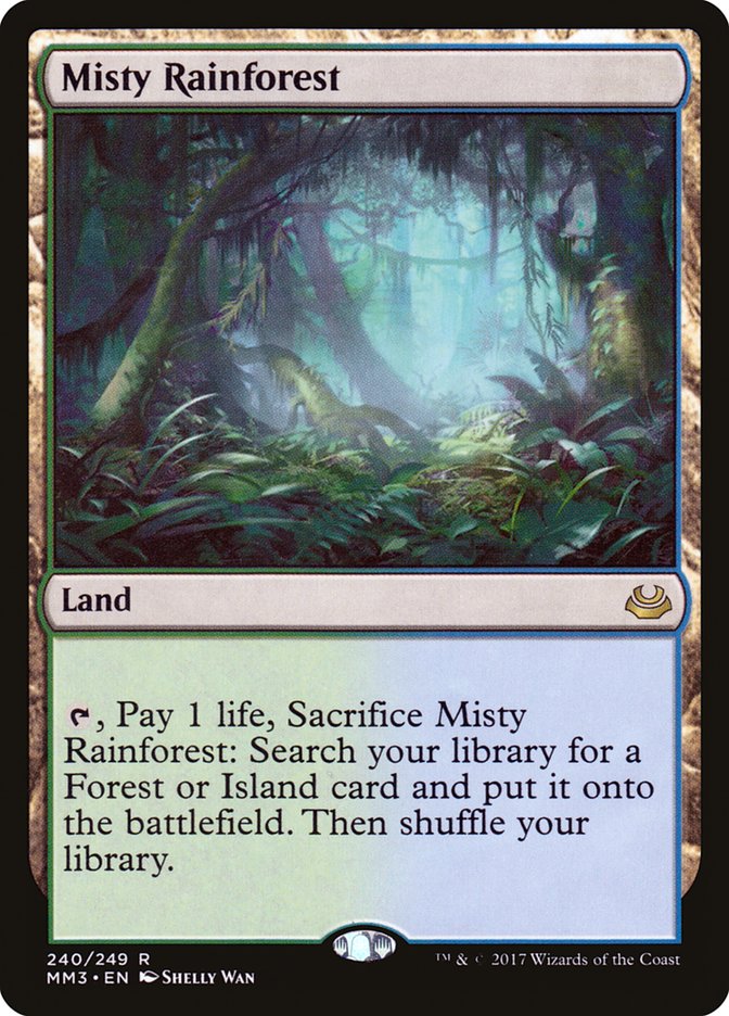 Misty Rainforest [Modern Masters 2017] MTG Single Magic: The Gathering    | Red Claw Gaming