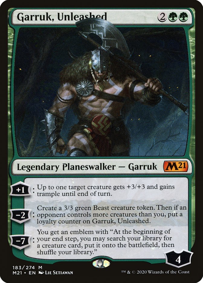 Garruk, Unleashed [Core Set 2021] MTG Single Magic: The Gathering    | Red Claw Gaming