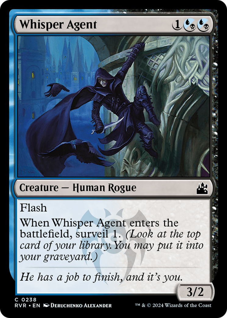 Whisper Agent [Ravnica Remastered] MTG Single Magic: The Gathering    | Red Claw Gaming