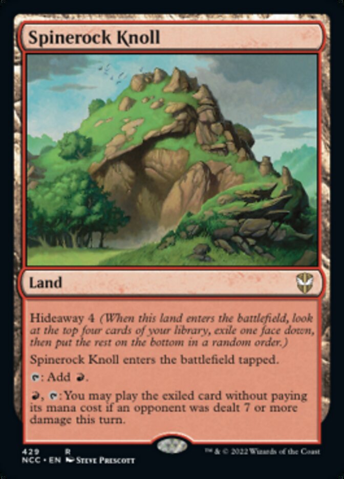 Spinerock Knoll [Streets of New Capenna Commander] MTG Single Magic: The Gathering    | Red Claw Gaming