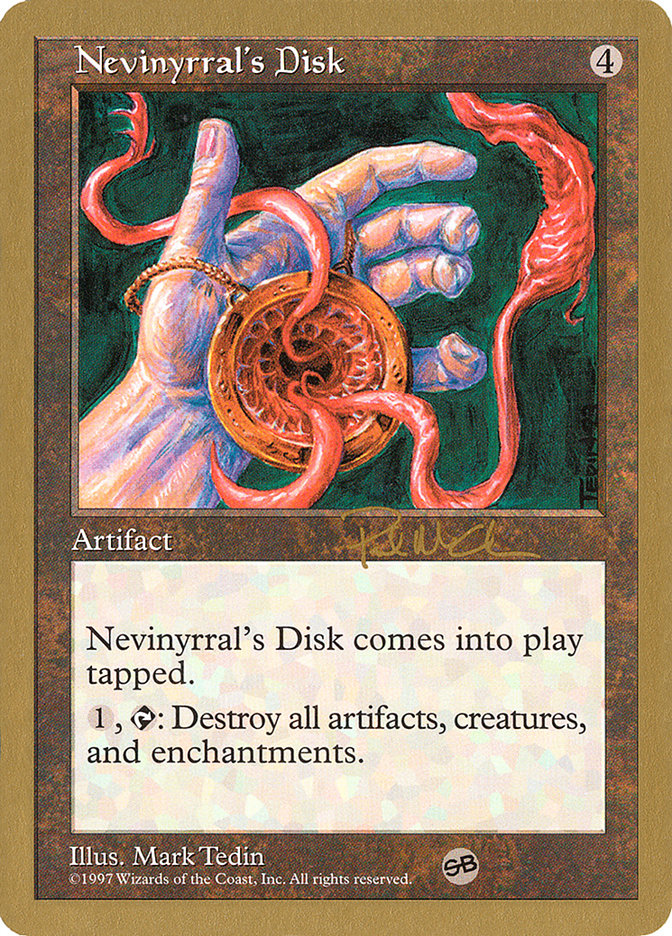 Nevinyrral's Disk (Paul McCabe) (SB) [World Championship Decks 1997] MTG Single Magic: The Gathering    | Red Claw Gaming