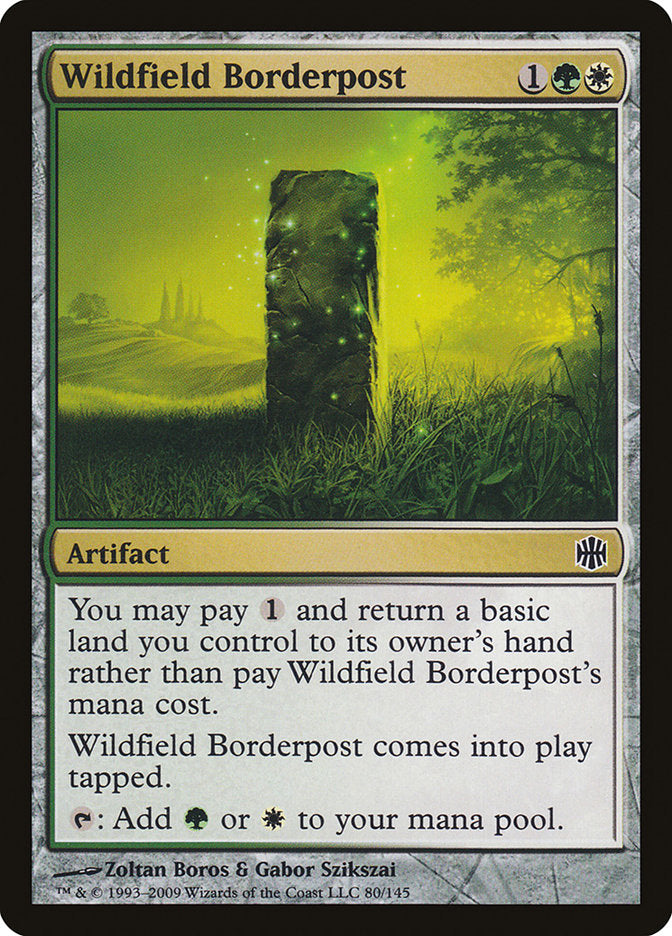 Wildfield Borderpost [Alara Reborn] MTG Single Magic: The Gathering    | Red Claw Gaming