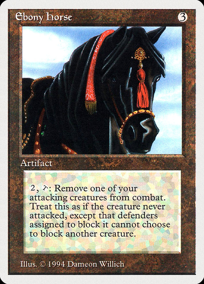 Ebony Horse [Summer Magic / Edgar] MTG Single Magic: The Gathering    | Red Claw Gaming