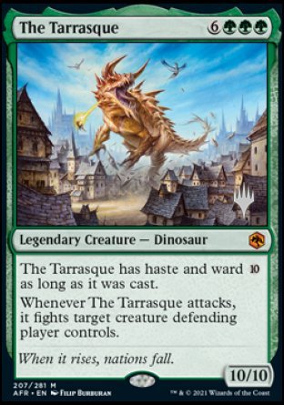 The Tarrasque (Promo Pack) [Dungeons & Dragons: Adventures in the Forgotten Realms Promos] MTG Single Magic: The Gathering    | Red Claw Gaming