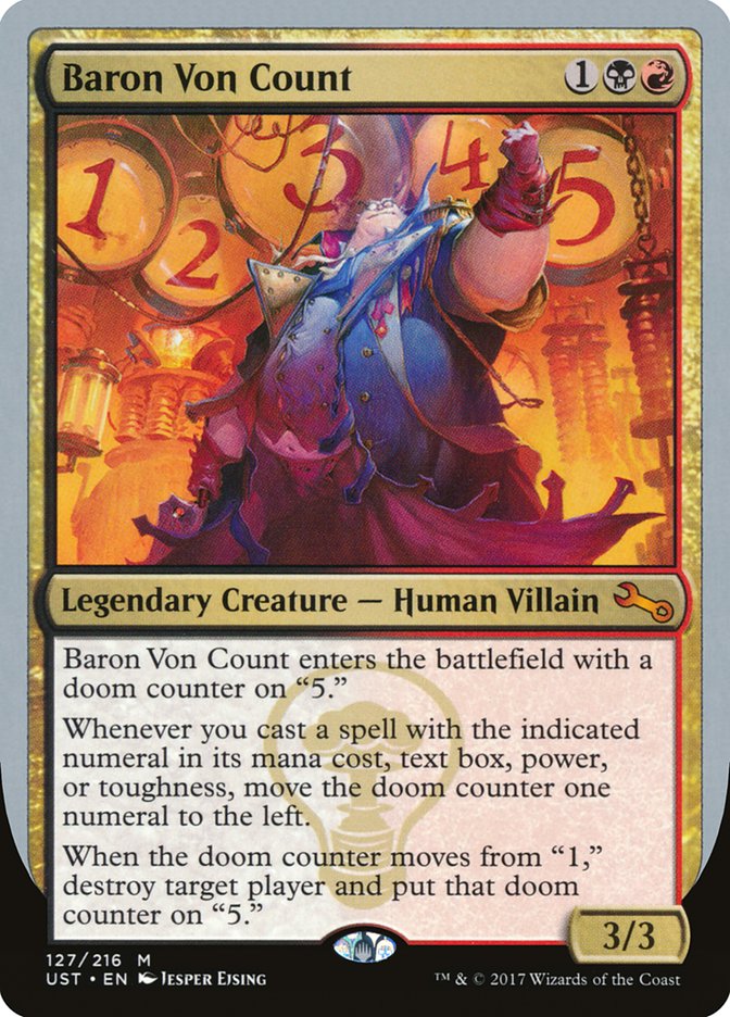 Baron Von Count [Unstable] MTG Single Magic: The Gathering    | Red Claw Gaming
