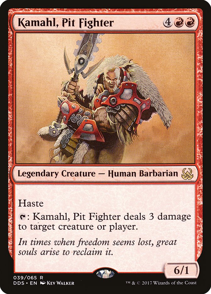 Kamahl, Pit Fighter [Duel Decks: Mind vs. Might] MTG Single Magic: The Gathering    | Red Claw Gaming