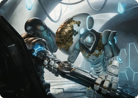 Myr Kinsmith Art Card [Phyrexia: All Will Be One Art Series] MTG Single Magic: The Gathering    | Red Claw Gaming