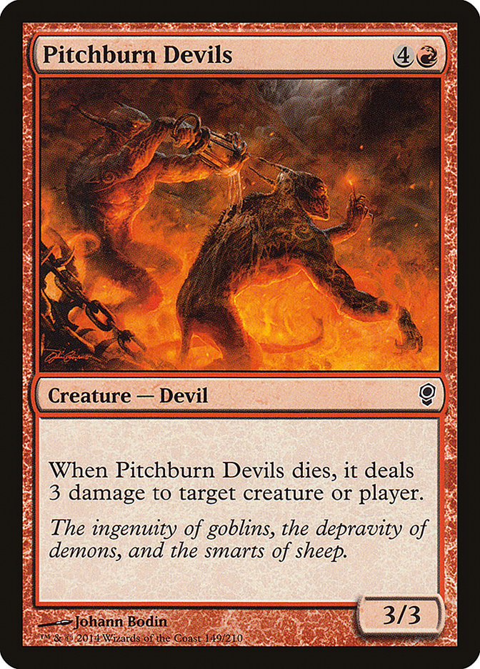 Pitchburn Devils [Conspiracy] MTG Single Magic: The Gathering    | Red Claw Gaming