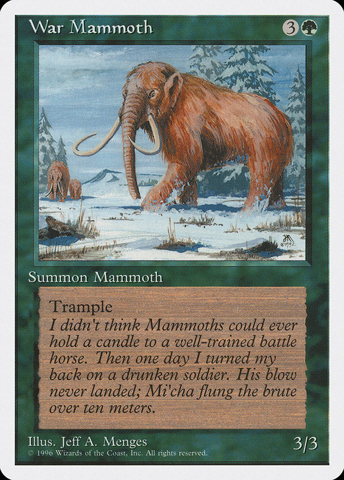 War Mammoth [Introductory Two-Player Set] MTG Single Magic: The Gathering    | Red Claw Gaming