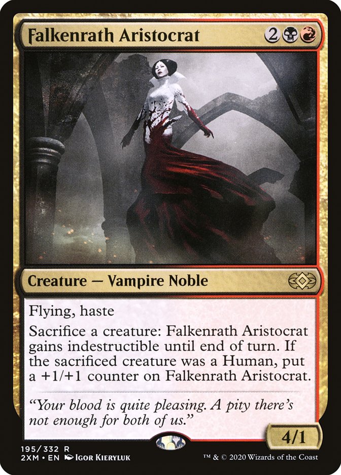 Falkenrath Aristocrat [Double Masters] MTG Single Magic: The Gathering    | Red Claw Gaming