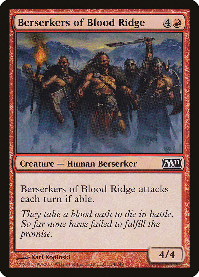 Berserkers of Blood Ridge [Magic 2011] MTG Single Magic: The Gathering    | Red Claw Gaming